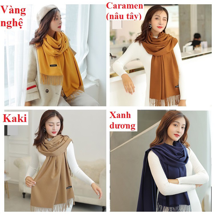 Khăn choàng cổ cashmere nam nữ, mềm mịn