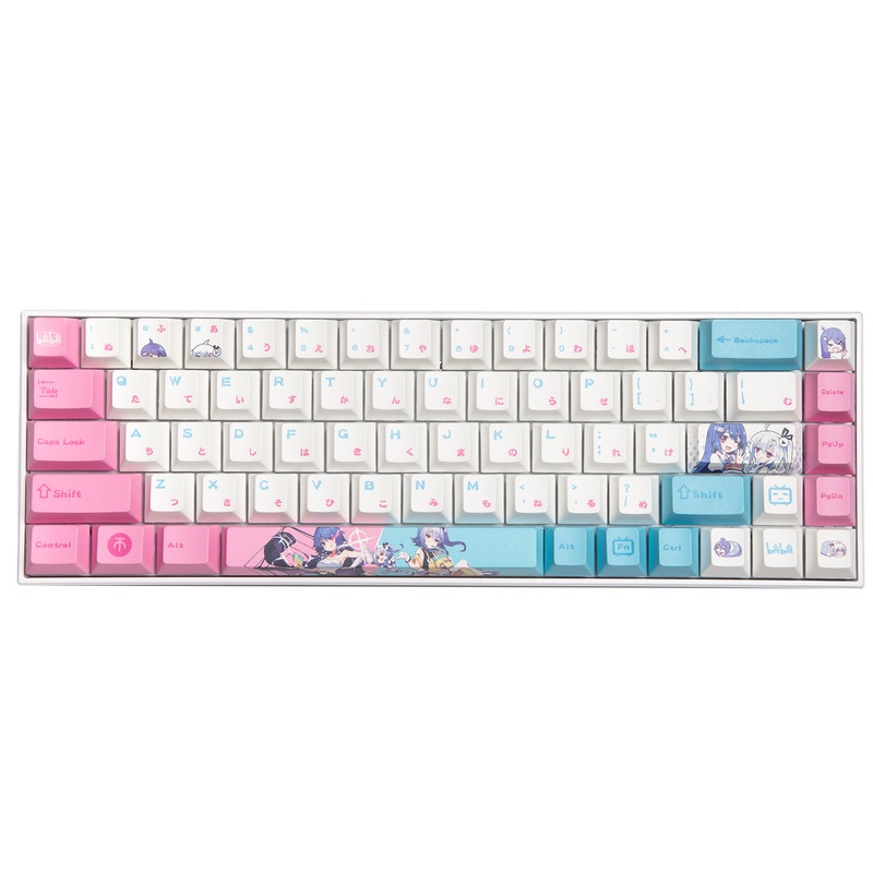 Bilibili Keycap Cherry Profile Nhật Bản Anime PBT Thuốc nhuộm thăng hoa Bàn phím cơ Keycap 134 Phím