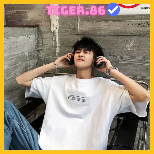 Áo thun tay lỡ form rộng unisex Tiger.86 AFR16