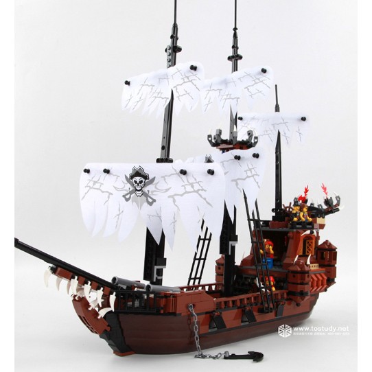 Đồ chơi Lắp Ráp Thuyền Cướp biển Trung Cổ Anh - Zhe Gao QL1802 Pirates Kingdom - 1171 mảnh ghép