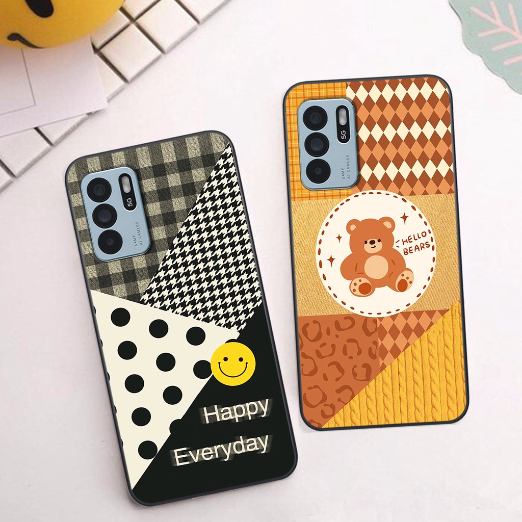Ốp lưng Oppo RENO 6Z 5G happy day, gấu bear dễ thương - BỀN - ĐẸP -BAO GIÁ TOÀN THỊ TRƯỜNG