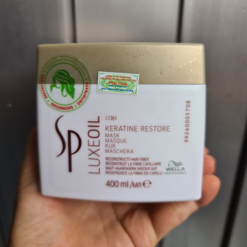 MẶT NẠ TÓC LUXEOIL KERATIN RESTORE MASK 150ml - 400ML