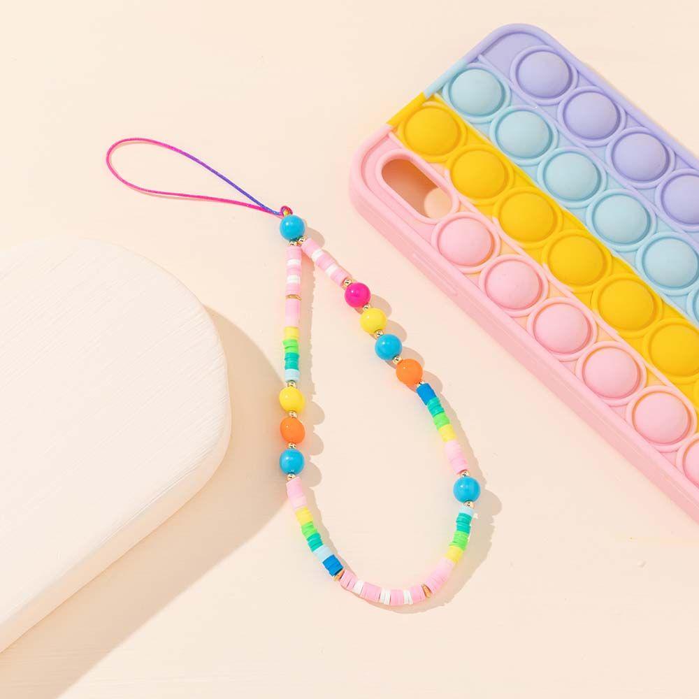 Dây Đeo Điện Thoại Dạng Chuỗi Hạt Phong Cách Bohemia Thích Hợp Làm Quà Tặng Cho Nữ