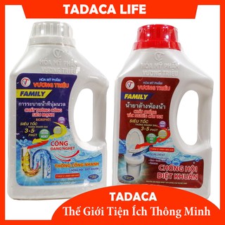 Nước thông tắc đường ống đánh bay mọi chất cặn bẩn cao cấp Thái Lan TADACA.