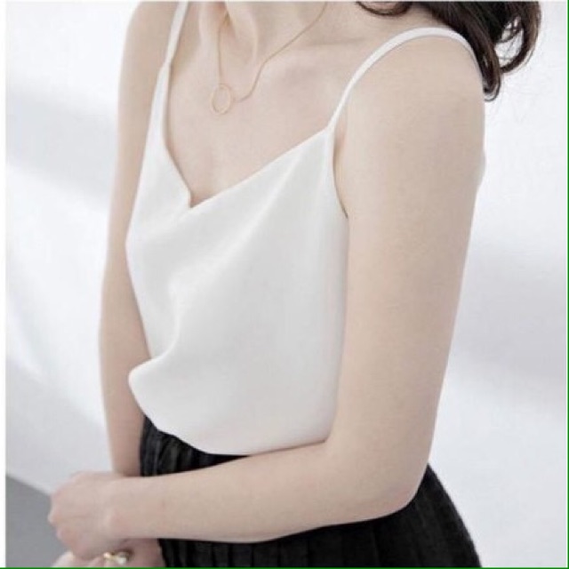 Áo voan 2 dây nhiều màu ulzzang có hình thật | BigBuy360 - bigbuy360.vn