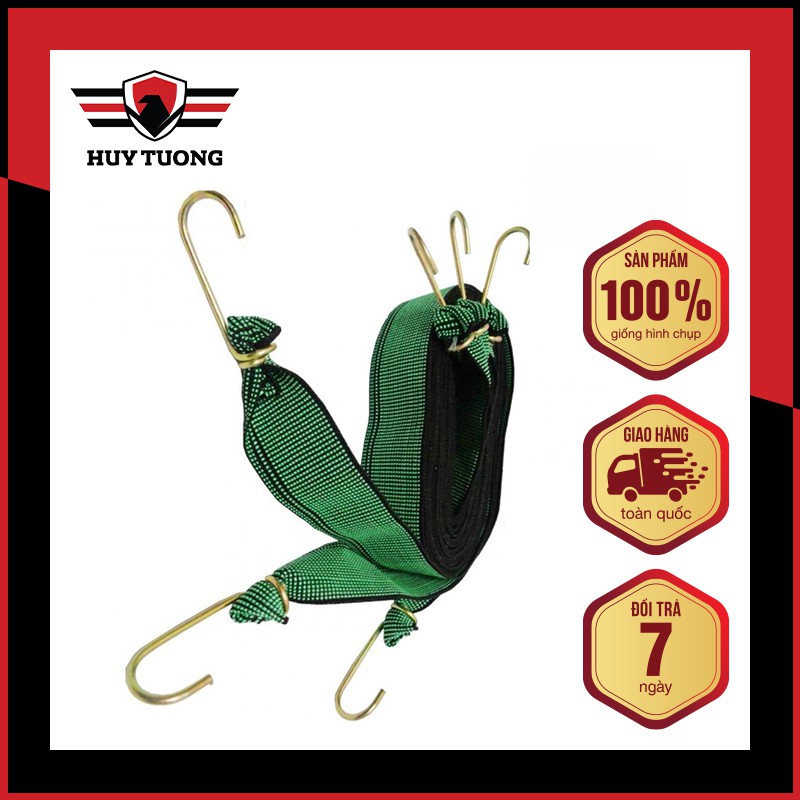 Dây Buộc Thun Buộc Hàng, Dây Ràng Cột Hàng Co Dãn 1M7 Và 2M5 Cực Kỳ Tiện Dụng, Cao Cấp, Chắc Chắn - Huy Tưởng