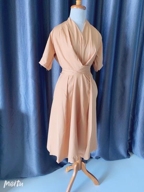 Đầm Suông Cột Dây Xoắn Eo Có Túi Đang Hotttt Chất Kate Lụa | BigBuy360 - bigbuy360.vn