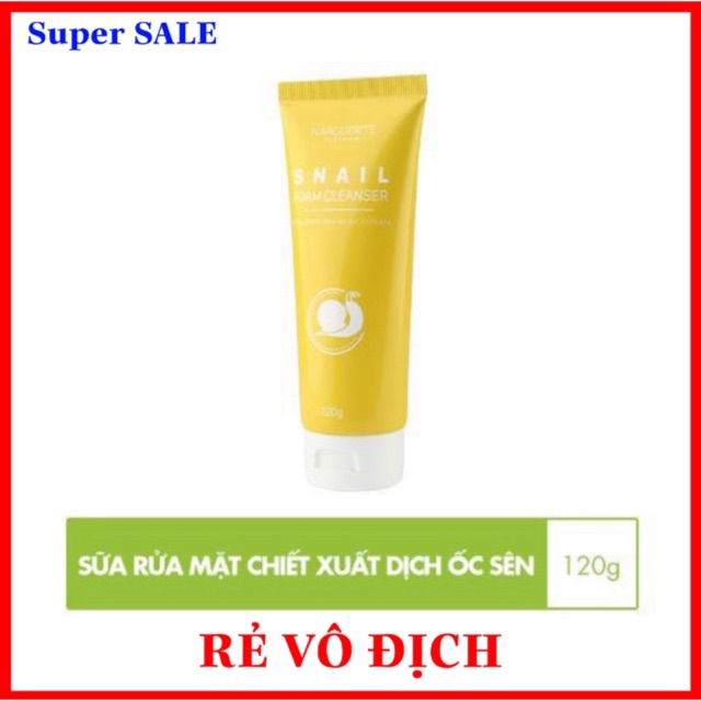 SỮA RỬA MẶT ỐC SÊN SNAIL NARGUERITE 120gram