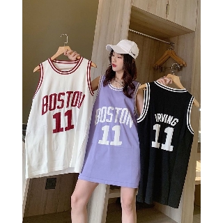 Áo tanktop bóng rổ unisex phom to 4 màu