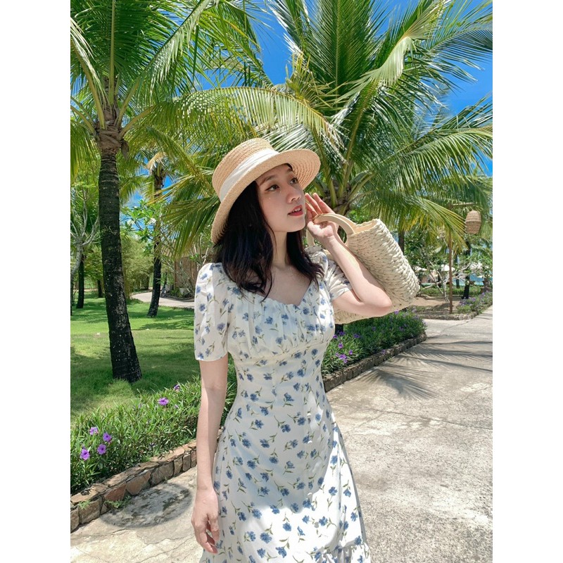 [Mã SKAMA06 giảm 8% tối đa 50K đơn 250K] Đầm TIELA dài - Chân Bèo Voan Lót Lụa Cao Cấp | BigBuy360 - bigbuy360.vn