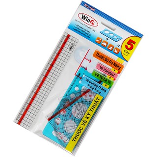 10 bộ thước đa năng 5 cây, thước bộ dẻo