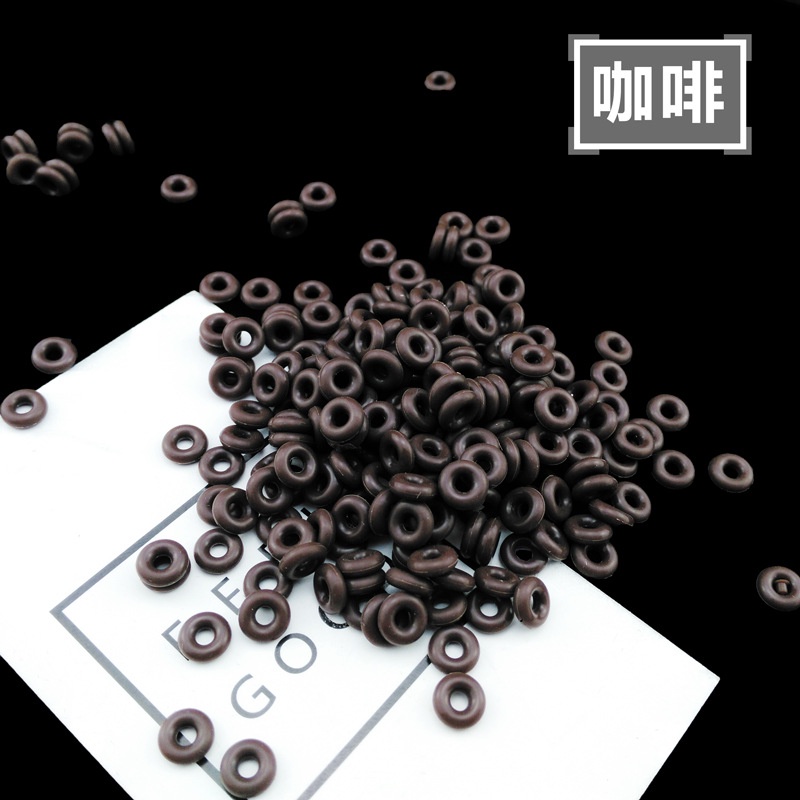 (10 cái)Vòng đệm silicon, Nguyên liệu làm vòng tay handmade