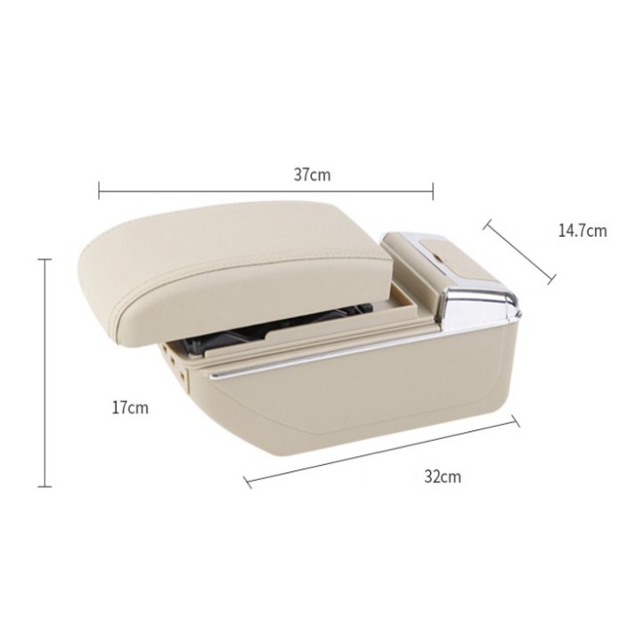 Sản Phẩm Hộp tỳ tay xe ô tô dành cho xe Chevolet Trax tích hợp 7 cổng USB .