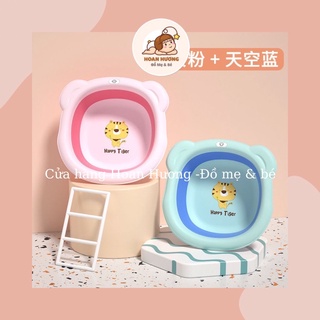 Chậu rửa mặt gấp gọn đa năng cho bé trai và bé gái