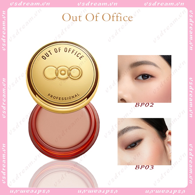 Phấn Má OOO Out Of Office Hồng Chất Lì Mềm Mại Không Nhòe Tiện Dụng Cho Trang Điểm