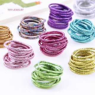 Set 10 dây cột tóc nhiều màu sắc cho bé gái