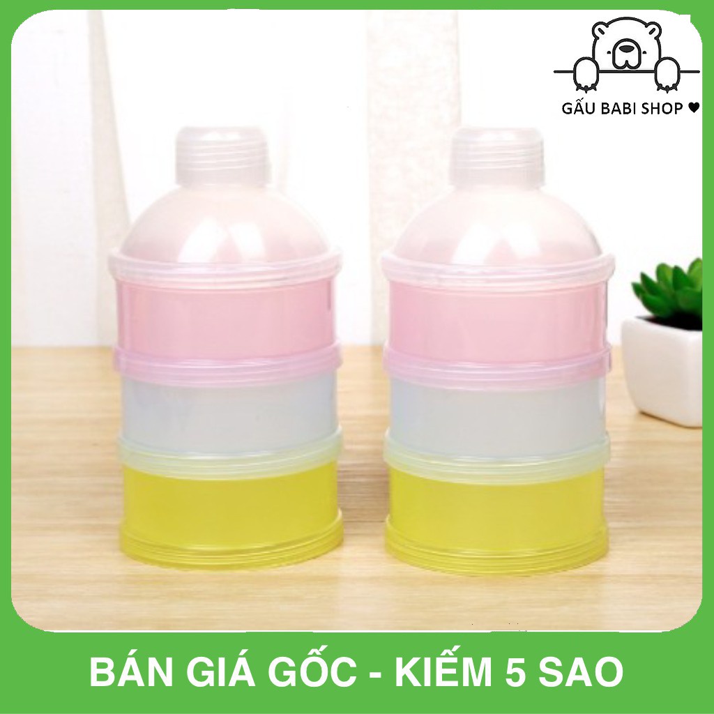 [CHỈ BÁN SỈ] Hộp chia sữa, đựng sữa bột 3 ngăn