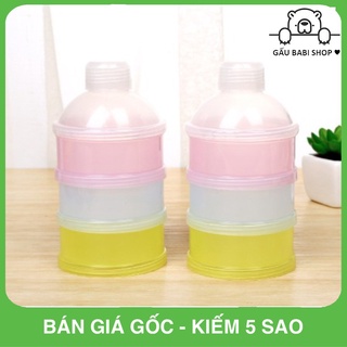 Hộp chia sữa, đựng sữa bột 3 ngăn