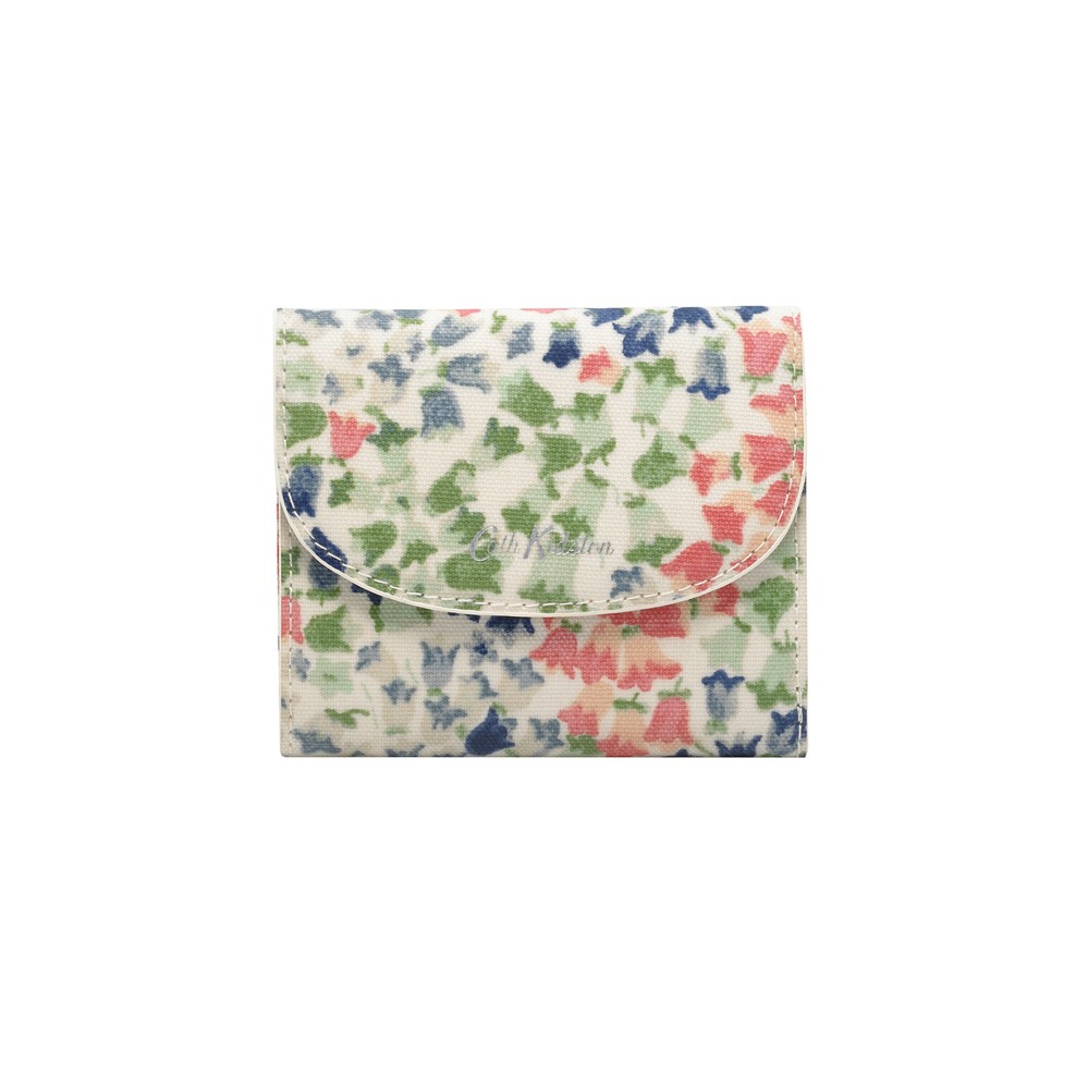 Cath Kidston - Ví cầm tay Small Foldover Wallet Tiny Painted Bluebell - 984843 - Warm Cream