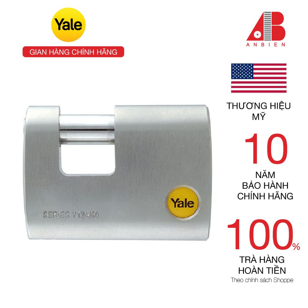 Khóa Cửa Cổng, Cửa Lớn Dòng Ngoài Trời Yale Y124/70/115/1 (Bảo hành 10 năm) - Hàng chính hãng