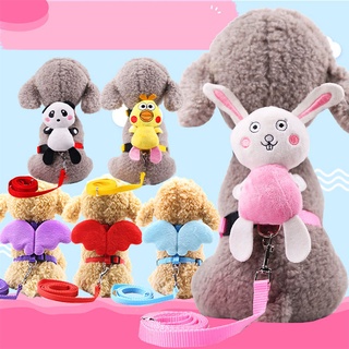 Dây dắt thú cưng đi dạo họa tiết hoạt hình có cánh thiên thần dễ thương cho thú cưng cỡ nhỏ và vừa