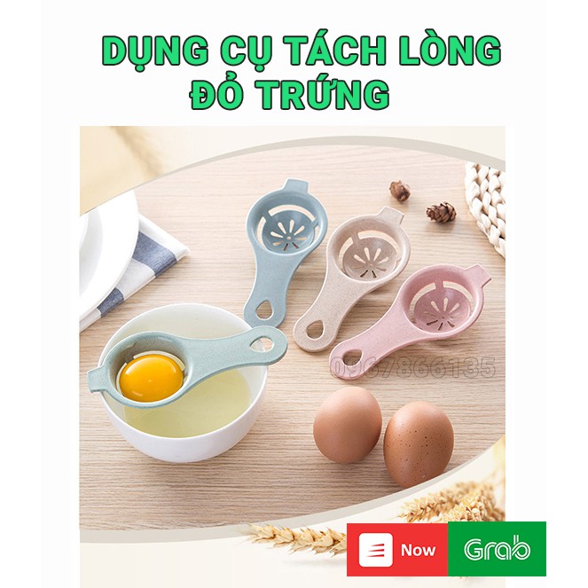 Dụng cụ tách lòng trắng lòng đỏ trứng lúa mạch tiện dụng dành cho nhà bếp