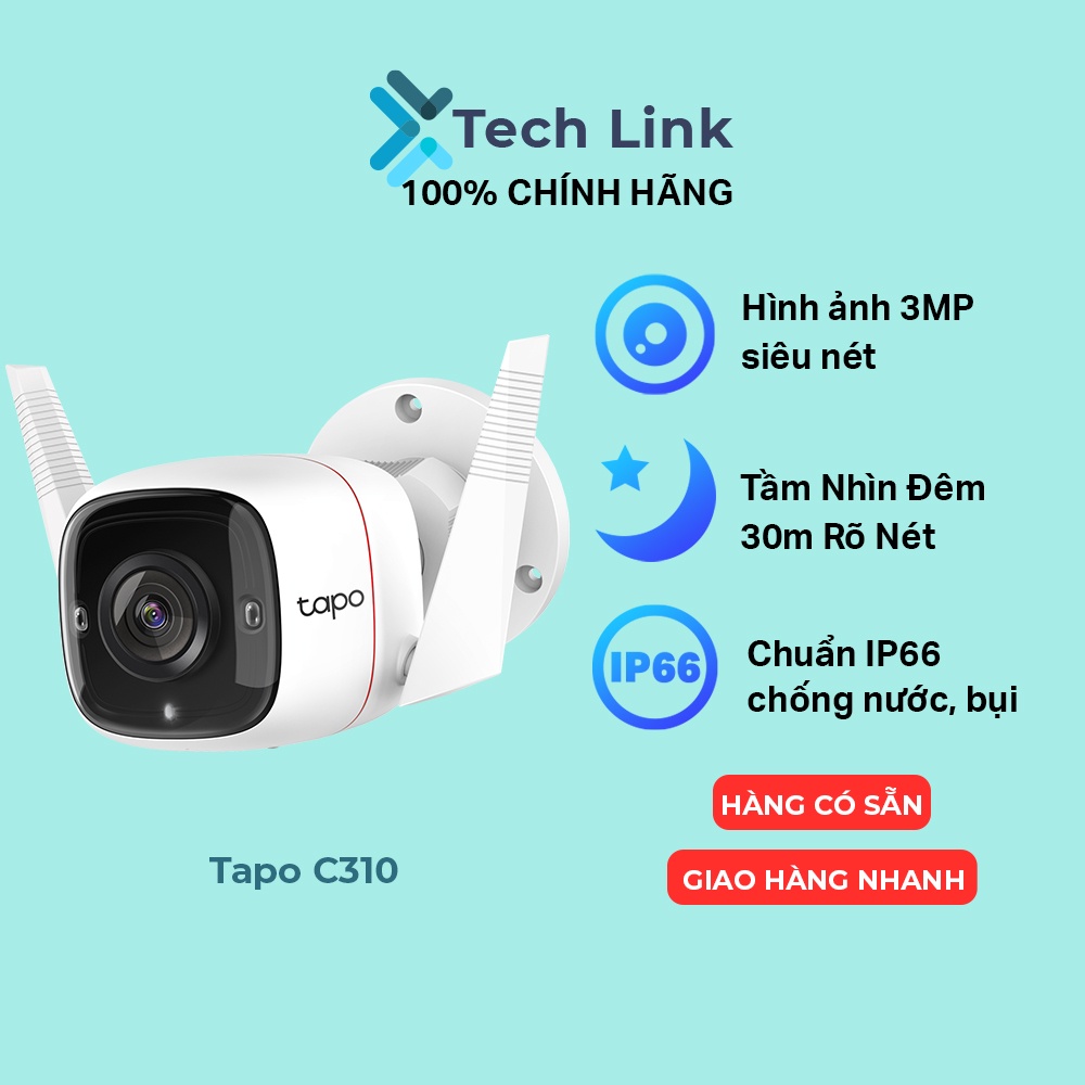 [Hỏa tốc] Camera IP Wifi TP-Link Tapo C310 / C320WS Giám Sát An Ninh Ngoài Trời | BigBuy360 - bigbuy360.vn