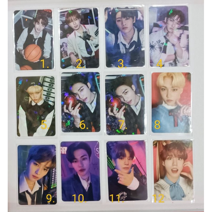 Card ảnh thành viên Stray Kids Christmas Evel