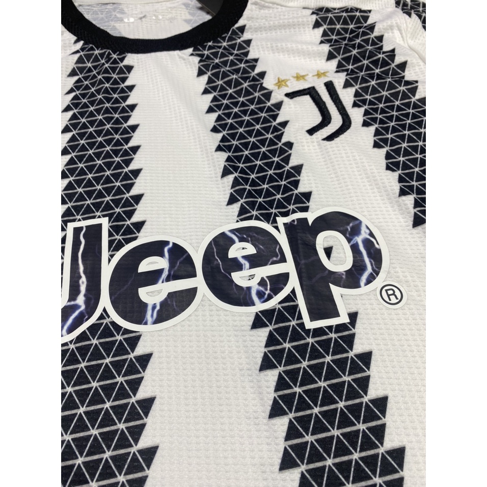[SUPER THÁI] Áo bóng đá Juve đen trắng vải mè Thái cao cấp - giải 2023 (45-85kg)