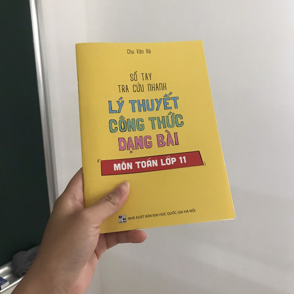 [Mã LTP50 giảm 50000 đơn 150000] Sách - Sổ tay tra cứu nhanh lý thuyết công thức dạng bài môn Toán lớp 11