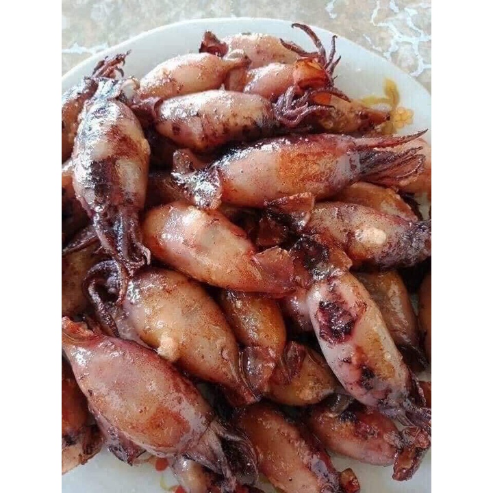 Mực sim trứng 1 nắng - Mực trứng 1 nắng - 500g