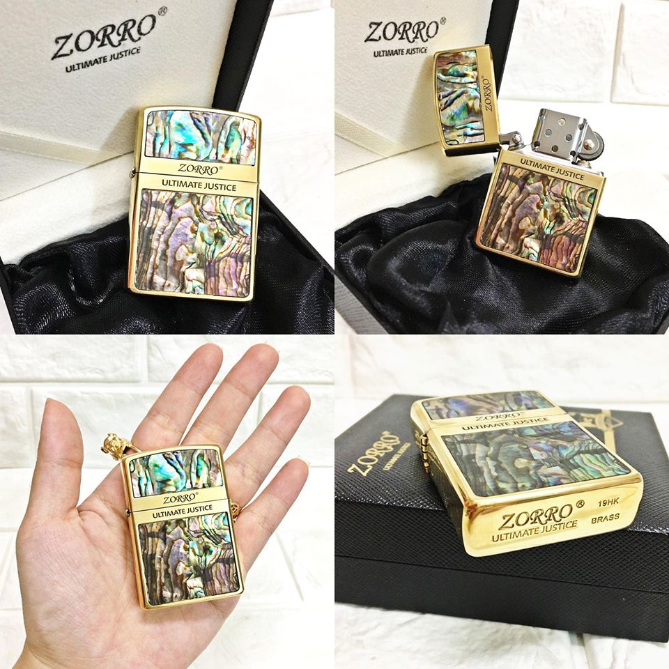 𝘽𝙖̣̂𝙩 𝙇𝙪̛̉𝙖 đồng nguyên khối 𝒁𝒊𝒑𝒑𝒐 zorro kèm hộp tặng phụ kiện