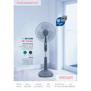Quạt đứng hẹn giờ senko dh1600 - bh 24 tháng chính hãng