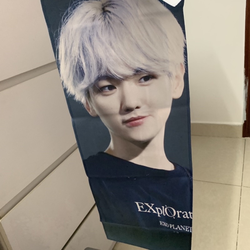 Khăn cổ vũ slogan EXO Baekhyun, Jun Seventeen 17