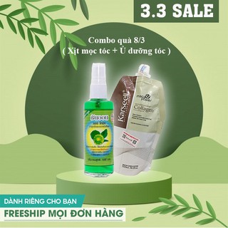 [ Sale lớn ] Xịt tóc Thái Lan chiết xuất 100% từ thảo dược dài nhanh, mọc khỏe trong 3 tháng