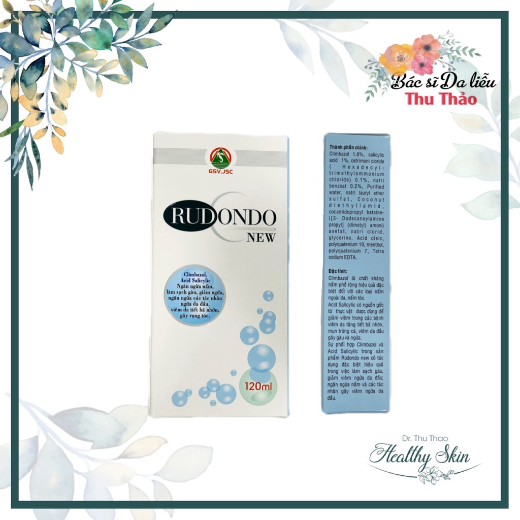DẦU GỘI GIẢM GÀU GIẢM NGỨA RUDONDO - RUDONDO NEW