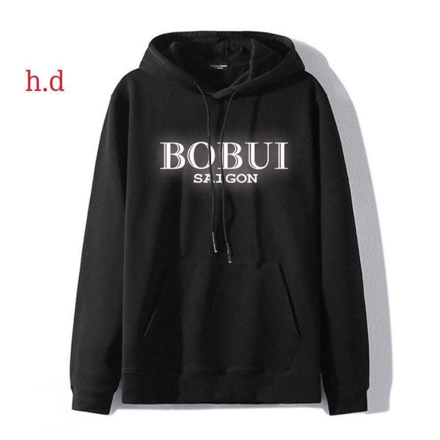 [Mã FAMARAL2 giảm 10K đơn 50K] Áo hoodie BOBUI SAIGON phản quang dáng unisex chất cotton cao cấp