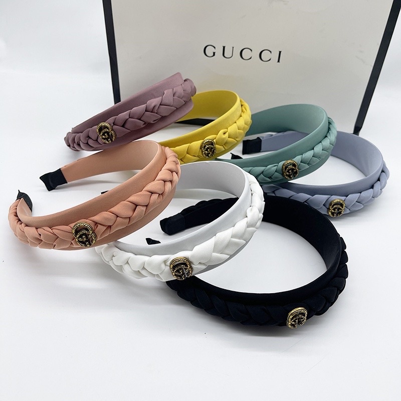 Băng Đô Dạng Bện Guccii Phong Cách Hàn Quốc Thời Trang Mùa Xuân