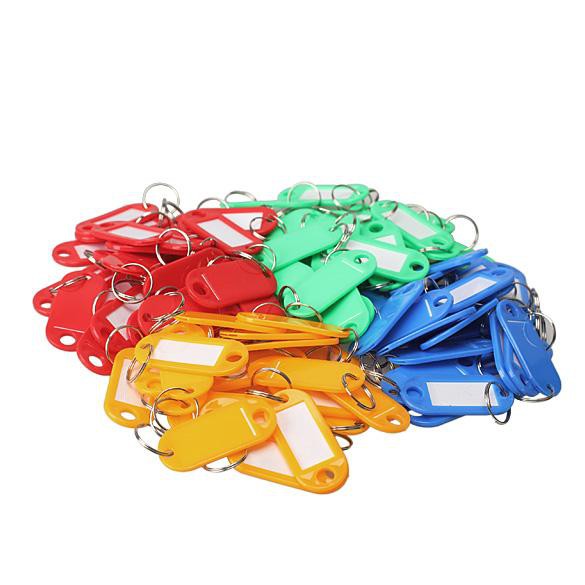 (Hàng Mới Về) Set 100 Móc Chìa Khóa Bằng Nhựa Tiện Dụng