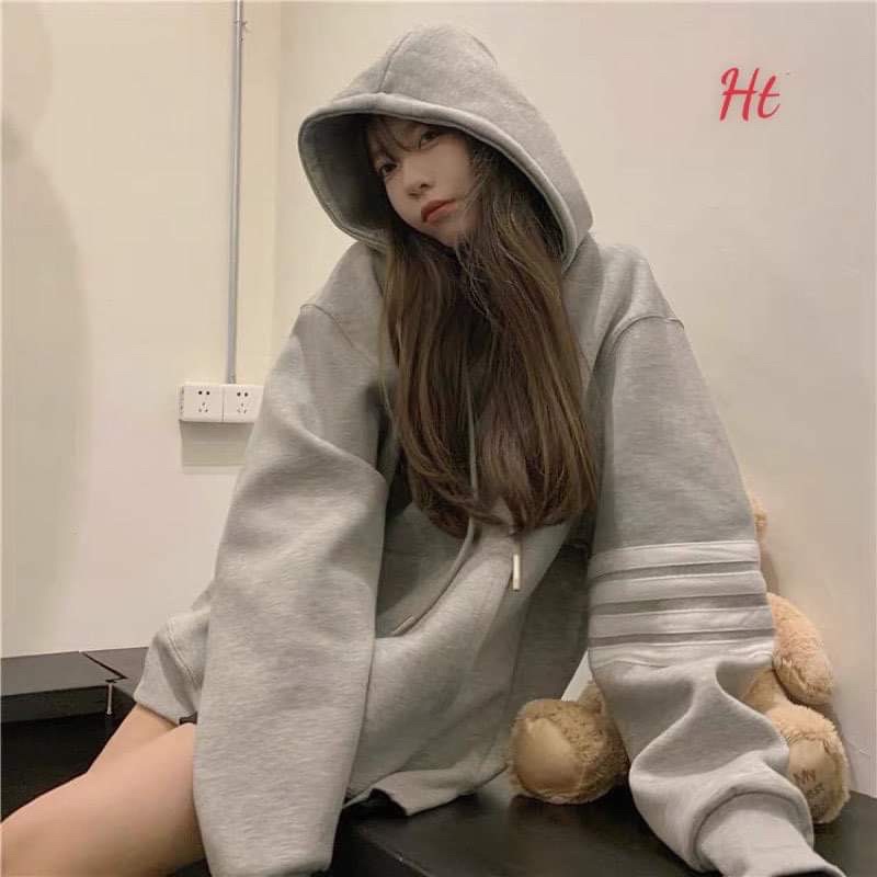Áo hoodie 4 sọc cánh tay H2A