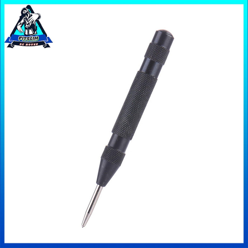 Đen HSS Trung tâm Tự động Chốt Đấm Lò xo Đánh dấu Tải