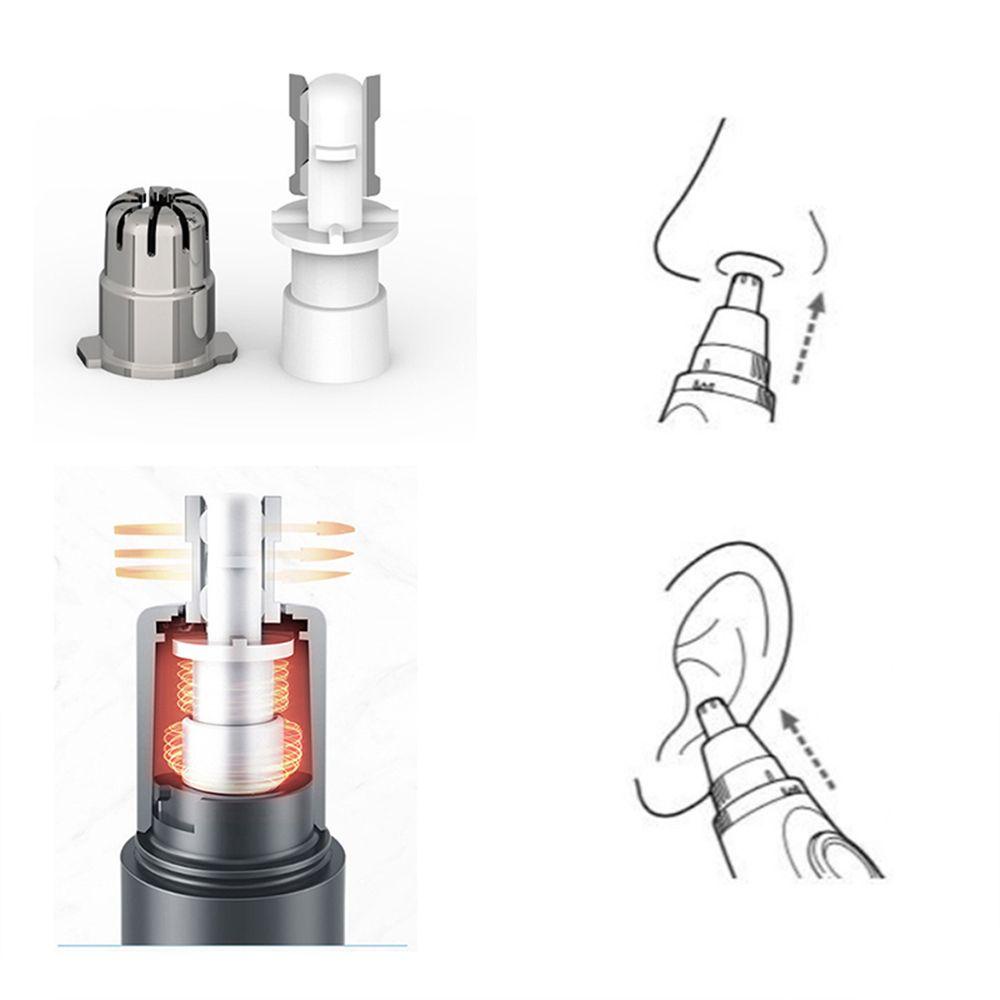 Đầu Tông Đơ Tỉa Lông Mũi An Toàn 3 Trong 1 Chất Lượng Cao DIY