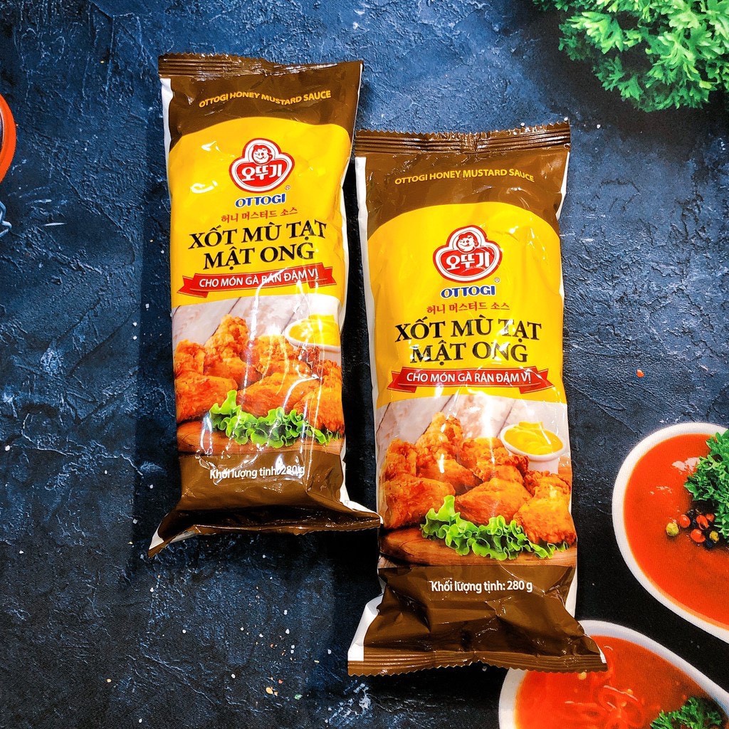 Xốt Mù Tạt Mật Ong Hàn Quốc OTTOGI 280g - Honey Mustard Sauce