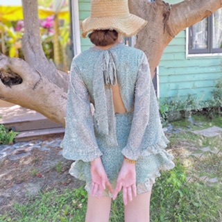 JUMPSUIT TAY LOE HỞ LƯNG (KÈM HÌNH THẬT)