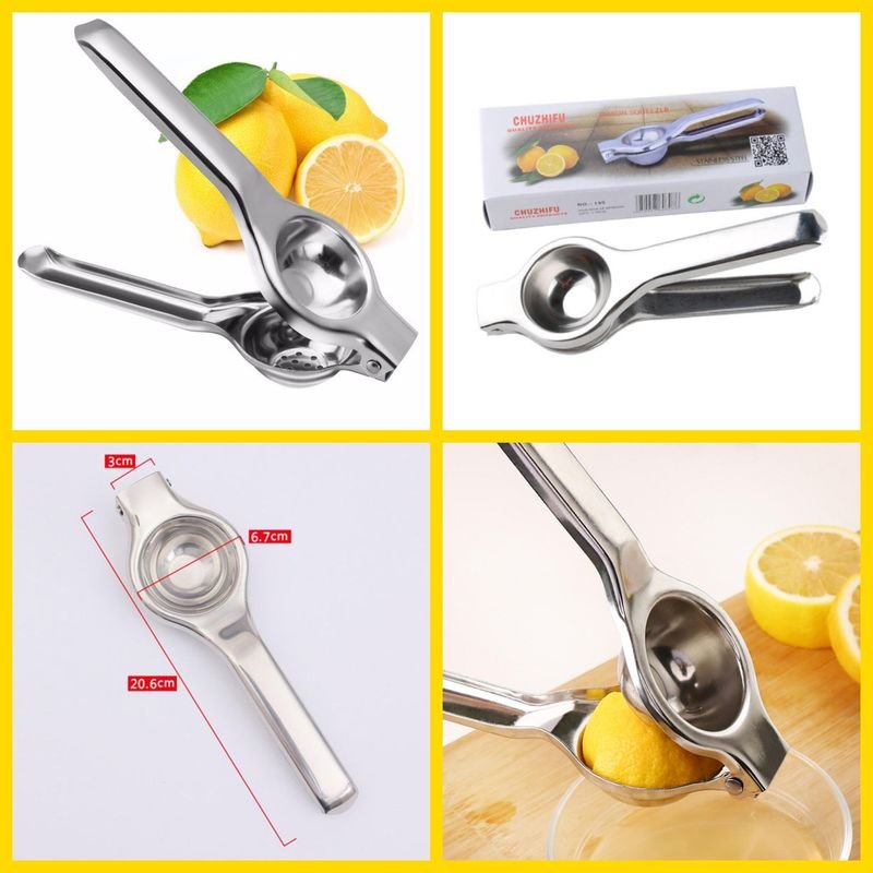 Dụng Cụ Ép Chanh, Vắt Chanh, Lấy Nước Cốt Chanh - Tắc - Quýt Nhỏ Bằng Inox 101237