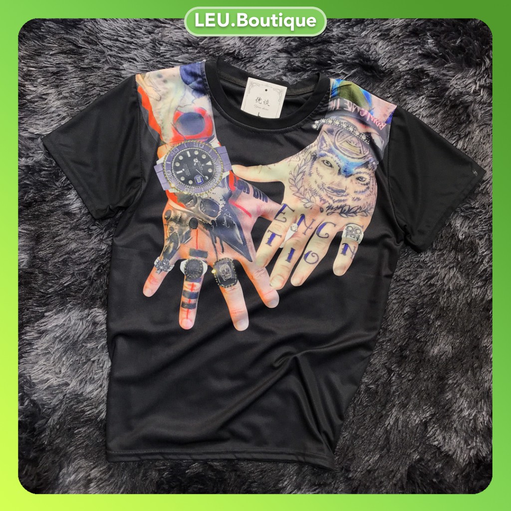 [Giá Sốc] Áo thể thao nam in 5D bàn tay, Áo phông nam ngầu, Hàng có BIGSIZE . | BigBuy360 - bigbuy360.vn
