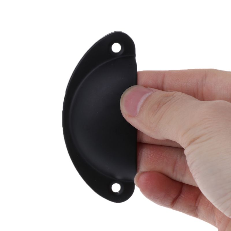 Set 10 Tay Nắm Cửa Tủ Bằng Sắt Hình Bán Nguyệt Phong Cách Vintage