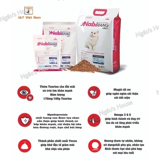Thức ăn hạt Nabirang dành cho mèo 1kg & 5kg