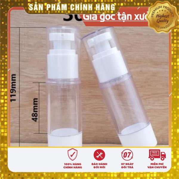 Chai Chiết Mĩ Phẩm ❤ TRÙM SỈ ❤ Chai nhựa xịt giọt hút chân không 30ml chiết mỹ phẩm , phụ kiện du lịch