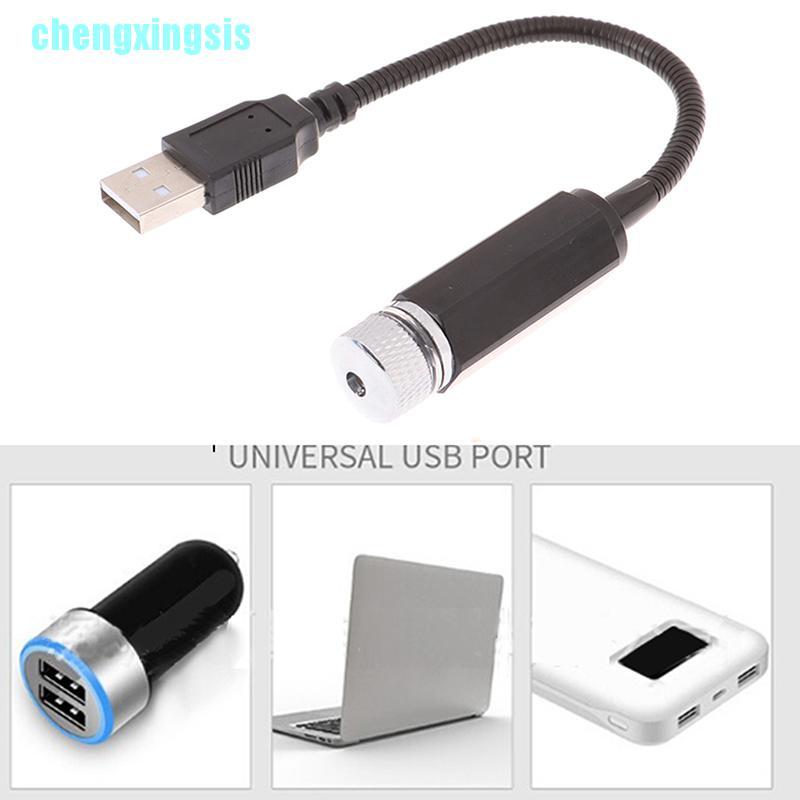 Đèn Chiếu Sao Cổng Usb Gắn Trần Xe Hơi